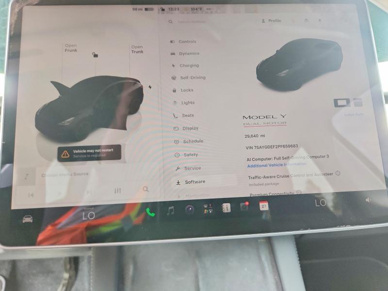 Снимка 9 от търг – 2023 TESLA MODEL Y с VIN 7SAYGDEF2PF659683