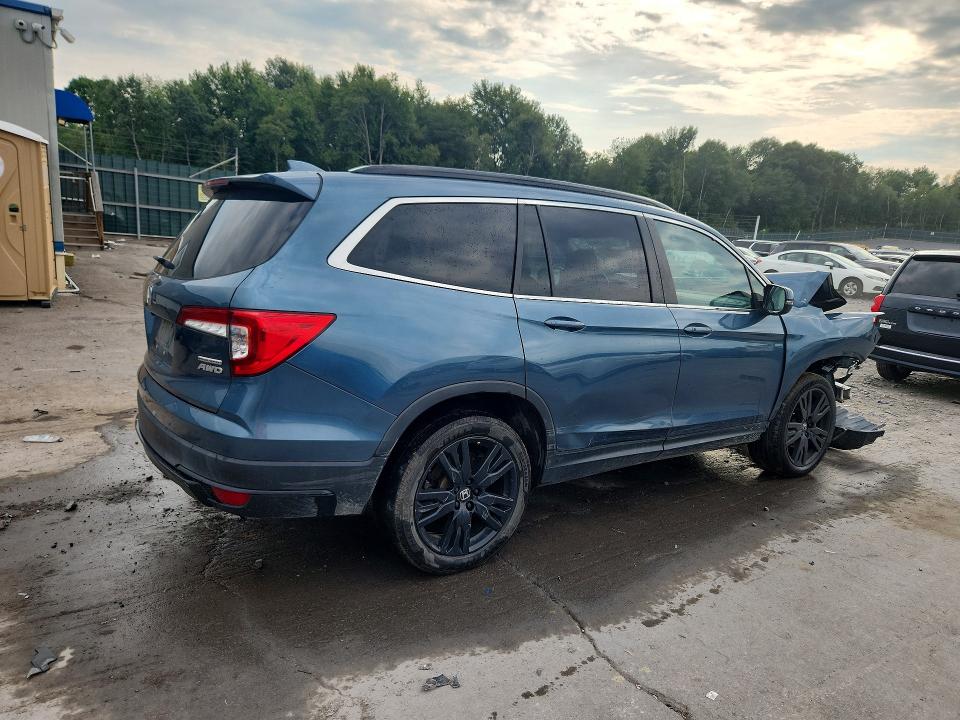 Photo 3 from auction – 2022 HONDA PILOT with VIN 5FNYF6H24NB008847