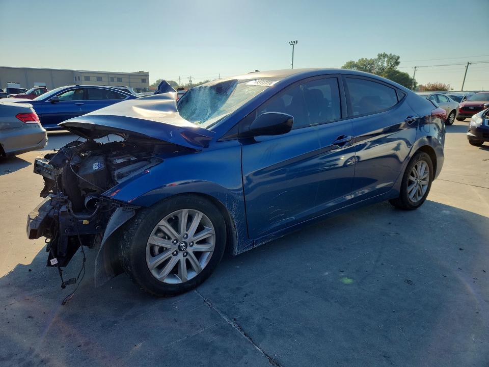 HYUNDAI ELANTRA 2016 with VIN KMHDH4AEXGU637827 - Photo from auction