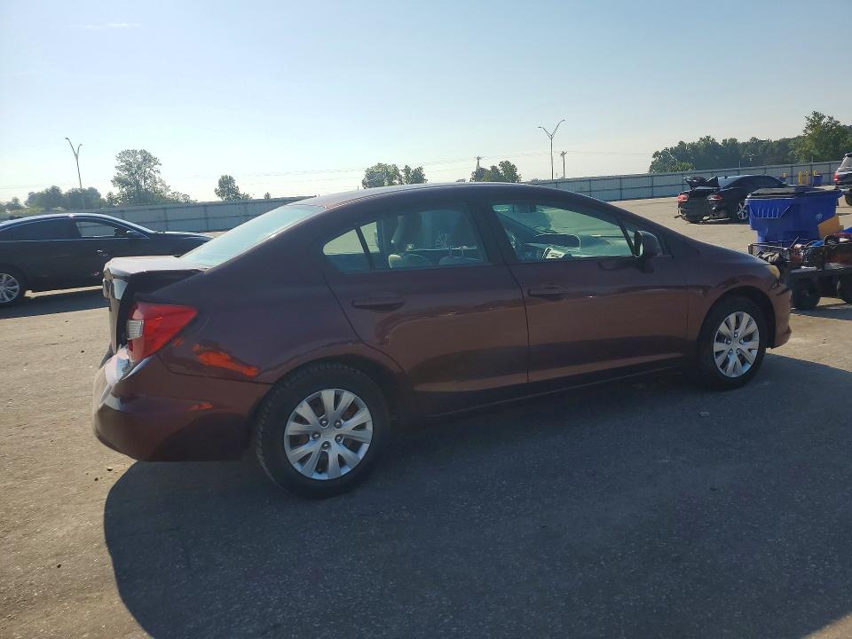 Photo 3 from auction – 2012 HONDA CIVIC with VIN 19XFB2F56CE360310