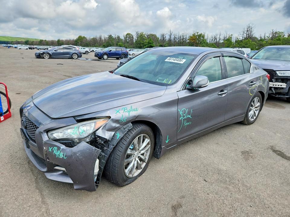 INFINITI Q50 2015 with VIN JN1BV7AR3FM410425 - Photo from auction