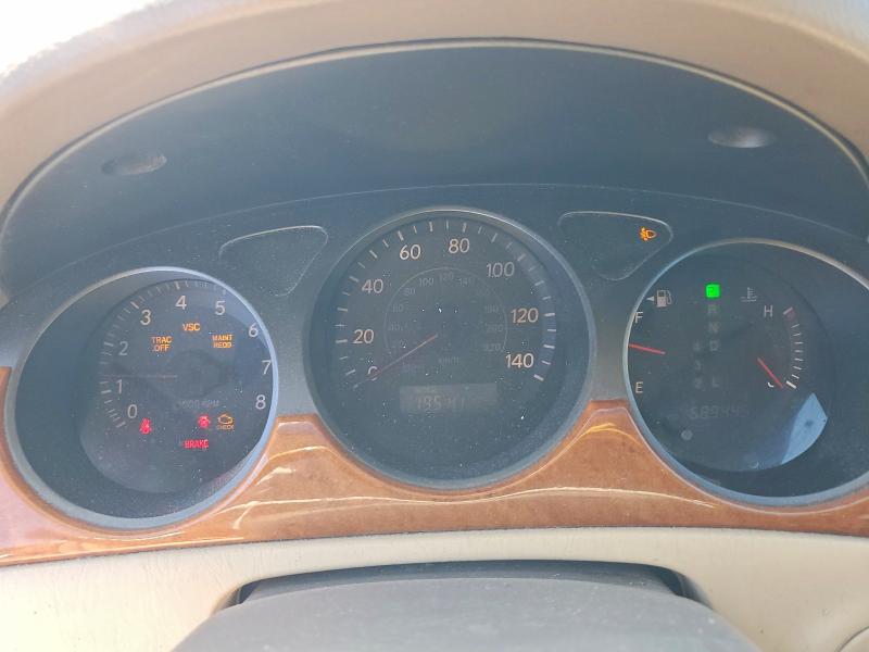 Photo 9 from auction – 2005 LEXUS ES with VIN JTHBA30G455074633
