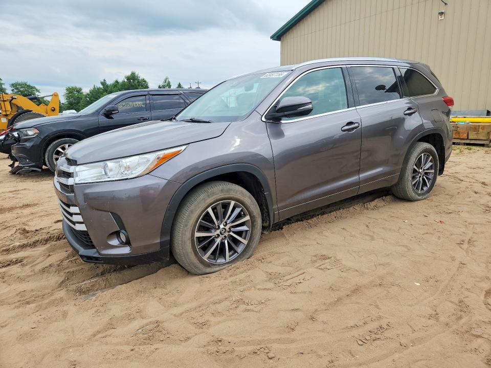 TOYOTA HIGHLANDER 2018 with VIN 5TDJZRFH1JS532139 - Photo from auction