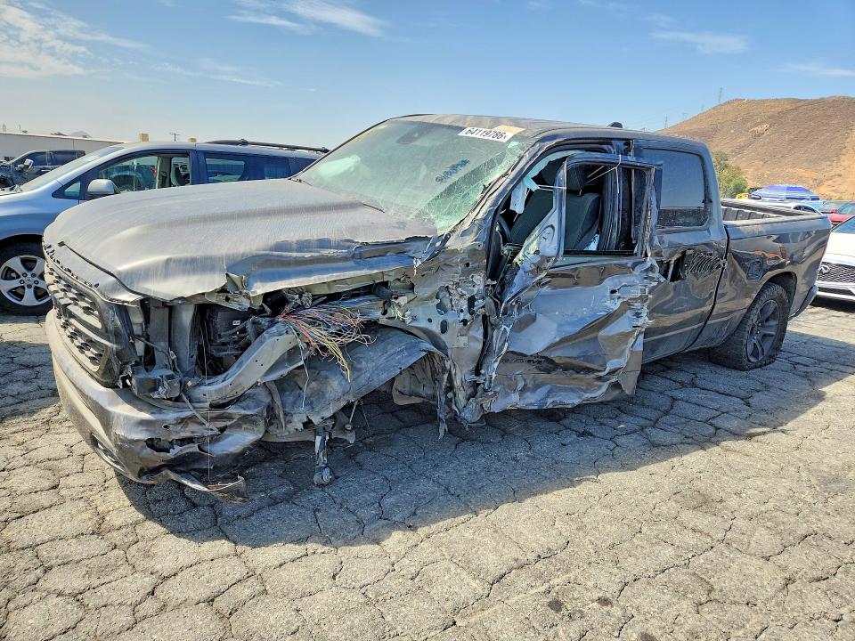 RAM 1500 2022 with VIN 1C6RREMT7NN382530 - Photo from auction