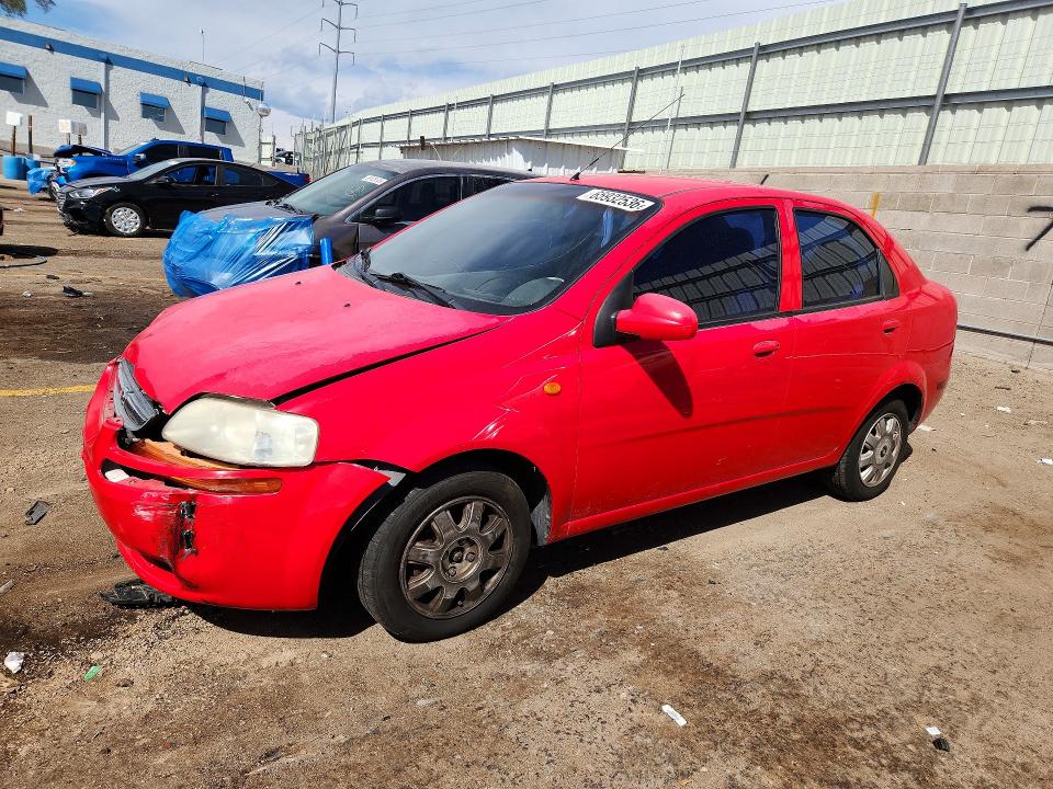 2004 CHEVROLET AVEO - Търг №65932536