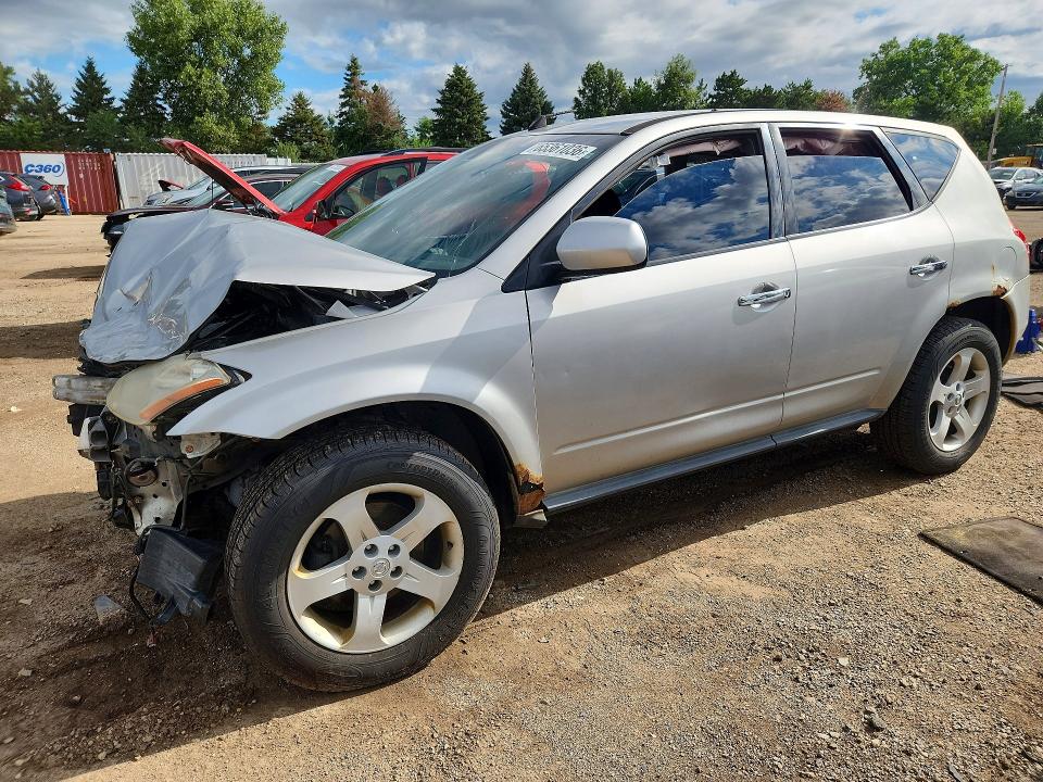 Photo 1 from auction – 2005 NISSAN MURANO with VIN JN8AZ08W95W431478