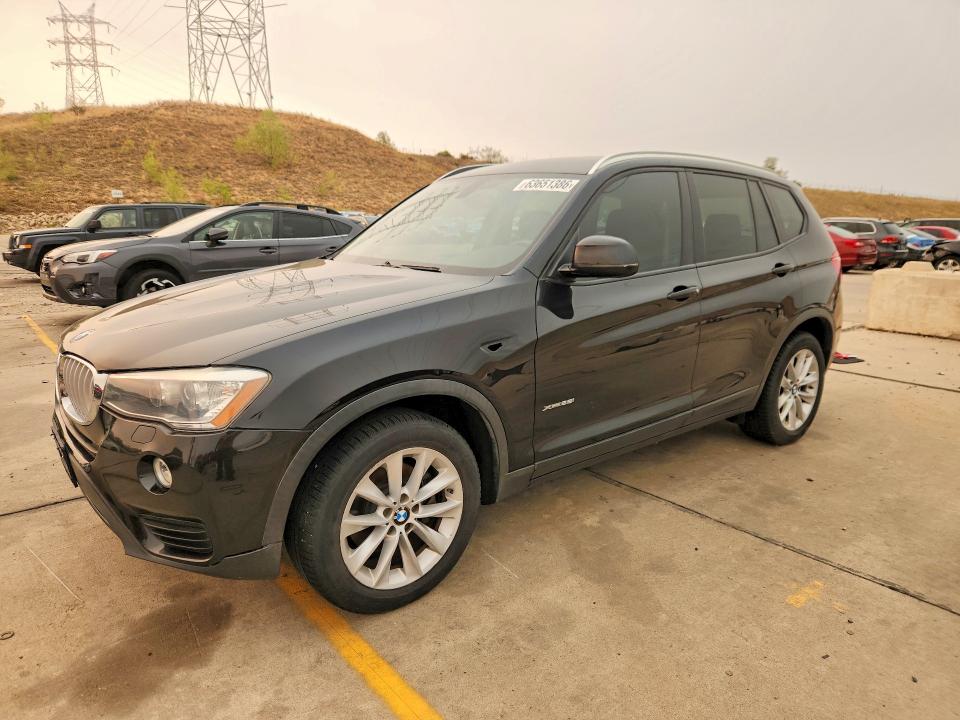 BMW X3 2015 with VIN 5UXWX9C5XF0D58203 - Photo from auction