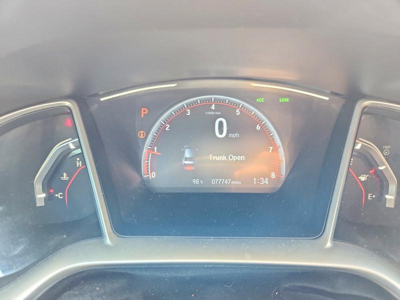 Photo 9 from auction – 2020 HONDA CIVIC with VIN 19XFC2F85LE008844