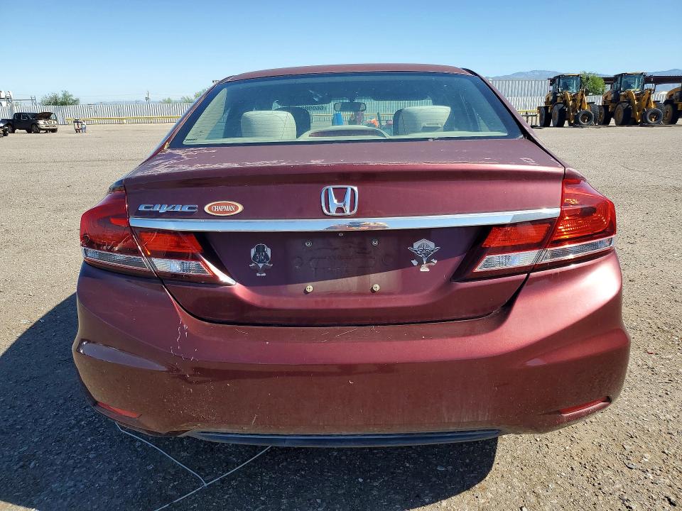Photo 6 from auction – 2013 HONDA CIVIC with VIN 2HGFB2F52DH578588