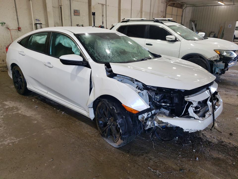 Photo 4 from auction – 2020 HONDA CIVIC with VIN 19XFC2F82LE025827