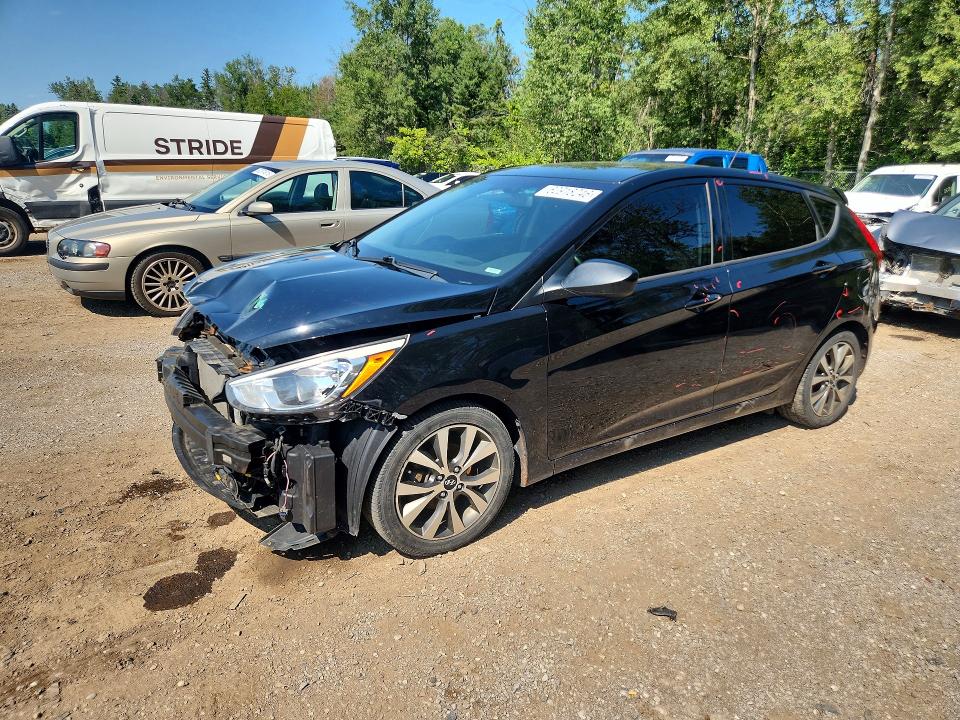 HYUNDAI ACCENT 2017 with VIN KMHCT5AE3HU307853 - Photo from auction