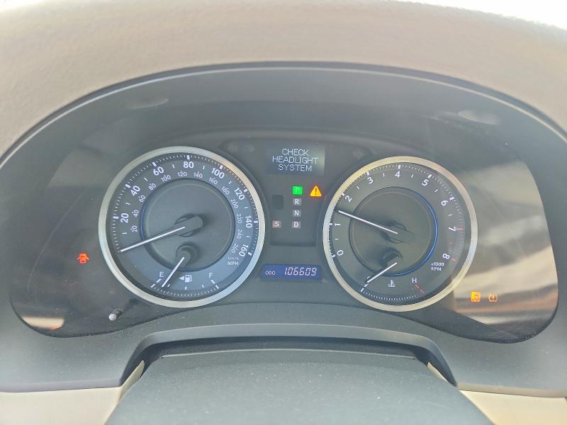 Фото 9 с аукциона – 2012 LEXUS IS 250 с VIN JTHBF5C21C5170679