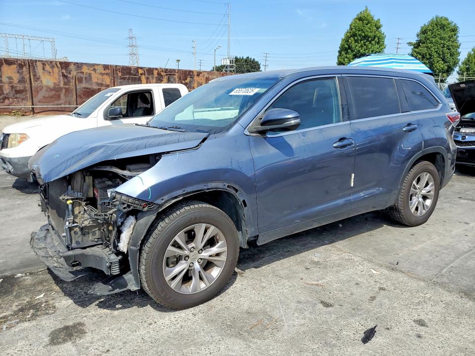 TOYOTA HIGHLANDER 2015 with VIN 5TDKKRFH2FS117511 - Photo from auction