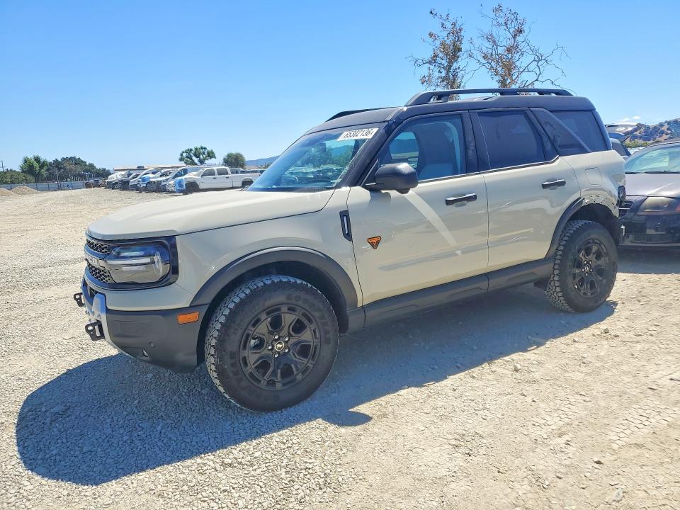 FORD BRONCO SPORT 2025 with VIN 3FMCR9DA3SRF23604 - Photo from auction