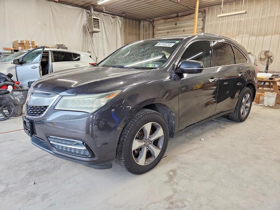 ACURA MDX 2014 with VIN 5FRYD3H23EB017087 - Photo from auction