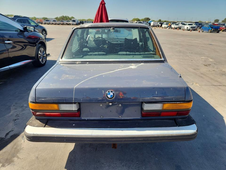 Photo 6 from auction – 1984 BMW 528 with VIN WBADK7308E9355157