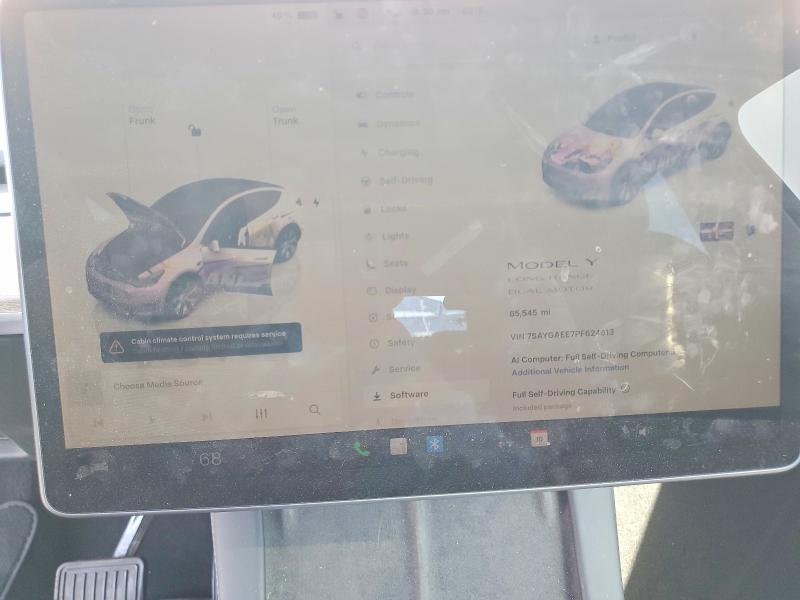 Zdjęcie 9 z aukcji – 2023 TESLA MODEL Y z VIN 7SAYGAEE7PF624613