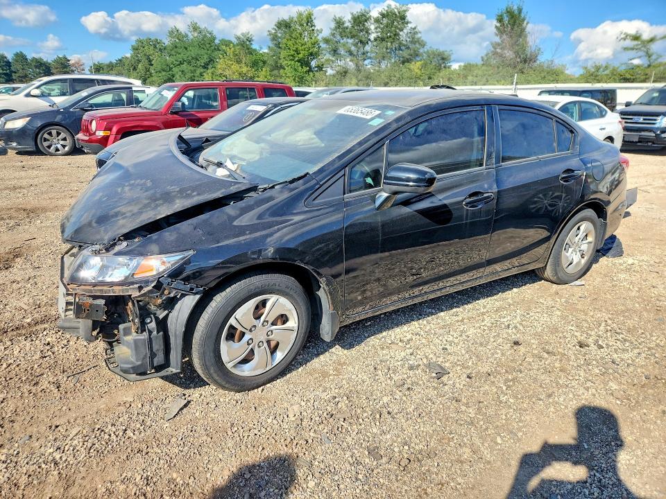 HONDA CIVIC 2015 with VIN 19XFB2F59FE051628 - Photo from auction