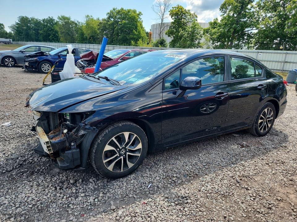HONDA CIVIC 2013 with VIN 19XFB2F85DE255236 - Photo from auction