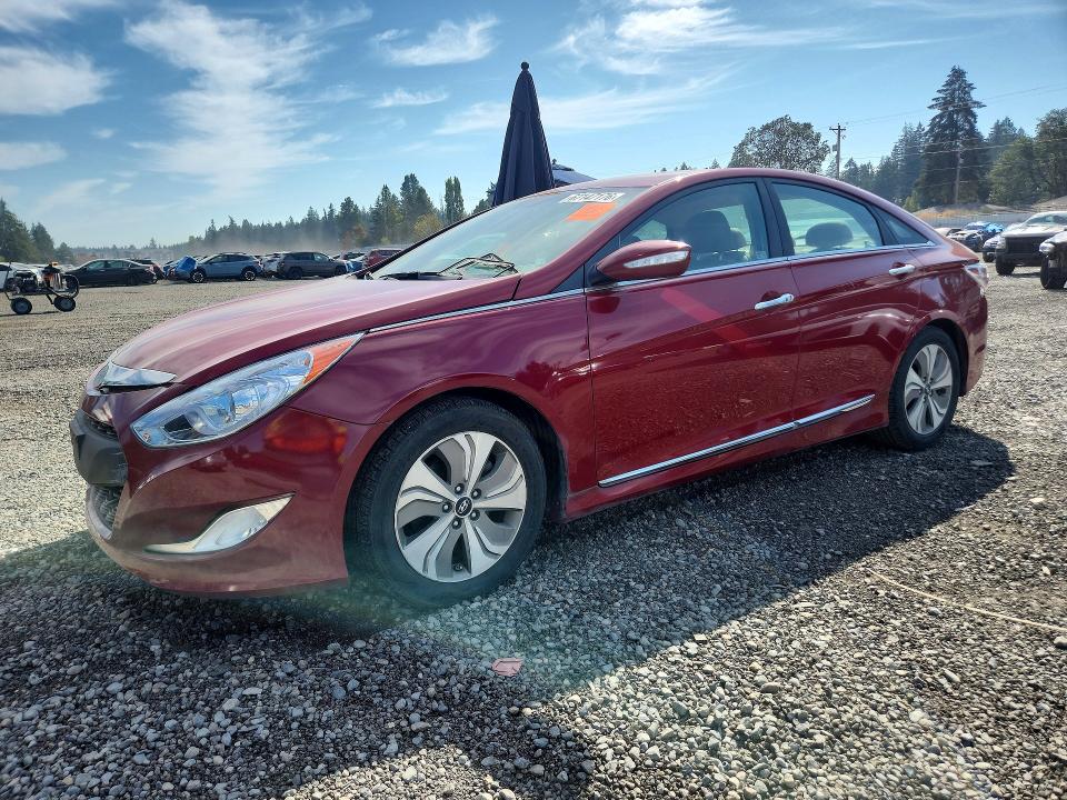 HYUNDAI SONATA 2013 with VIN KMHEC4A48DA092086 - Photo from auction
