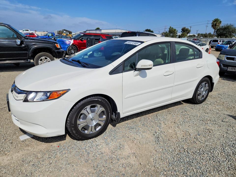 HONDA CIVIC 2012 с VIN JHMFB4F39CS001989 - Снимка от търг