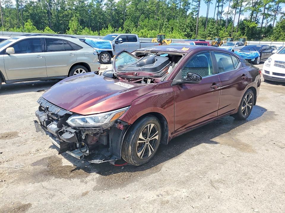 NISSAN SENTRA 2022 with VIN 3N1AB8CV2NY255768 - Photo from auction
