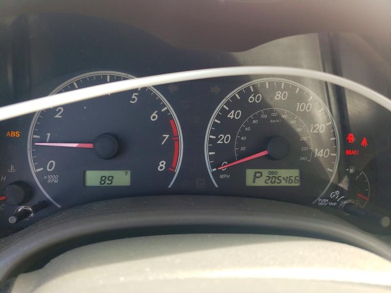 Photo 9 from auction – 2009 TOYOTA COROLLA with VIN JTDBL40E399044814