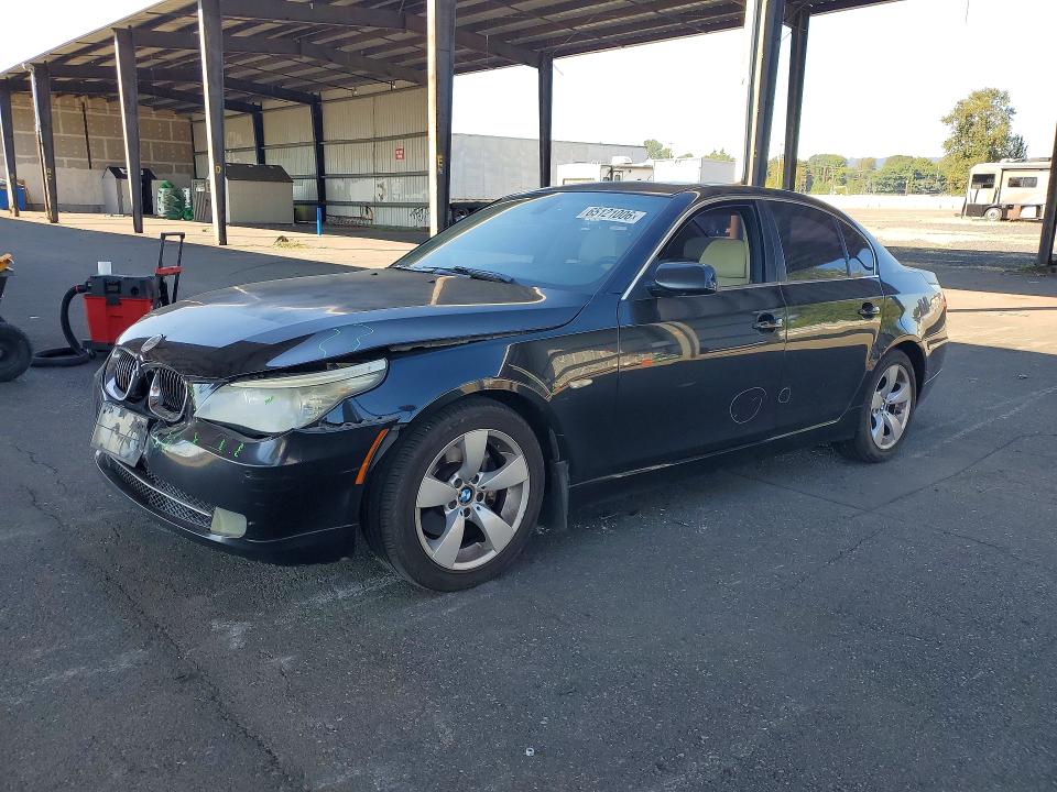 BMW 528 2008 with VIN WBANU53548CT13445 - Photo from auction