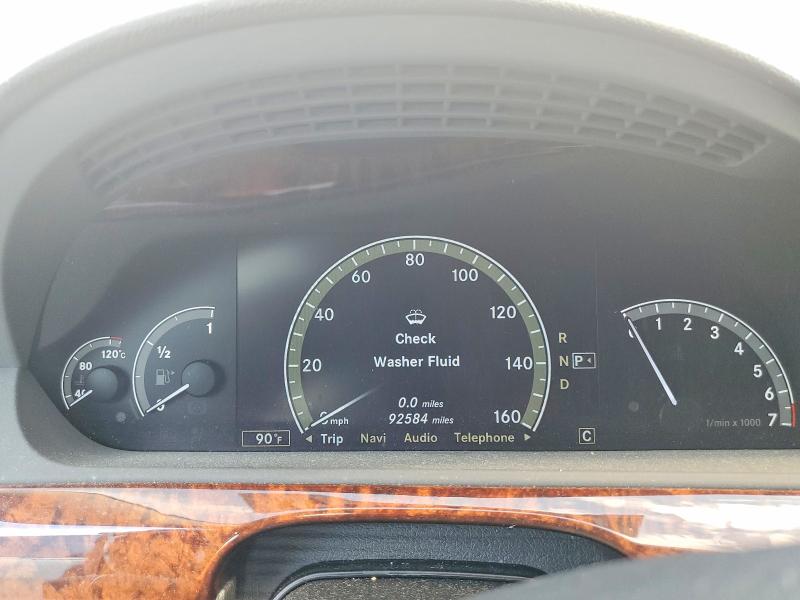 Снимка 9 от търг – 2010 MERCEDES-BENZ S с VIN WDDNG9FB2AA311090