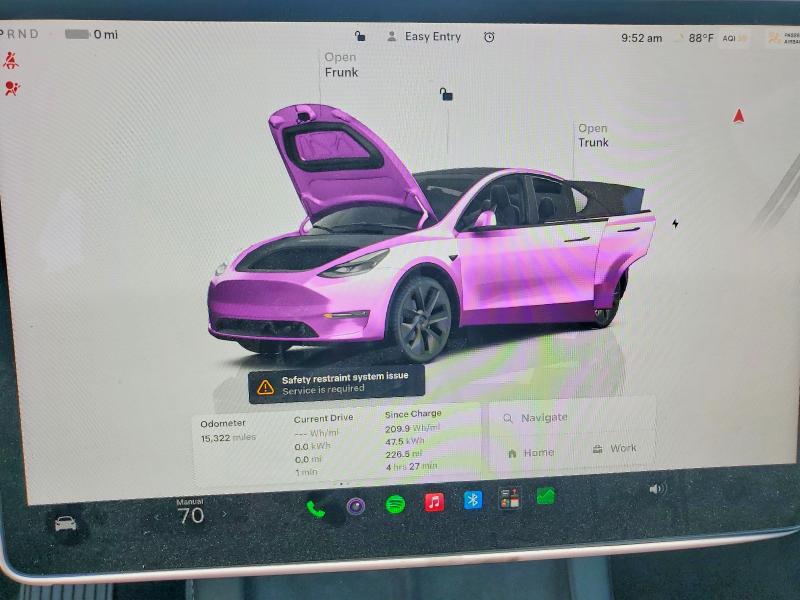 Photo 9 from auction – 2025 TESLA MODEL Y with VIN 7SAYGDEE1SF281758