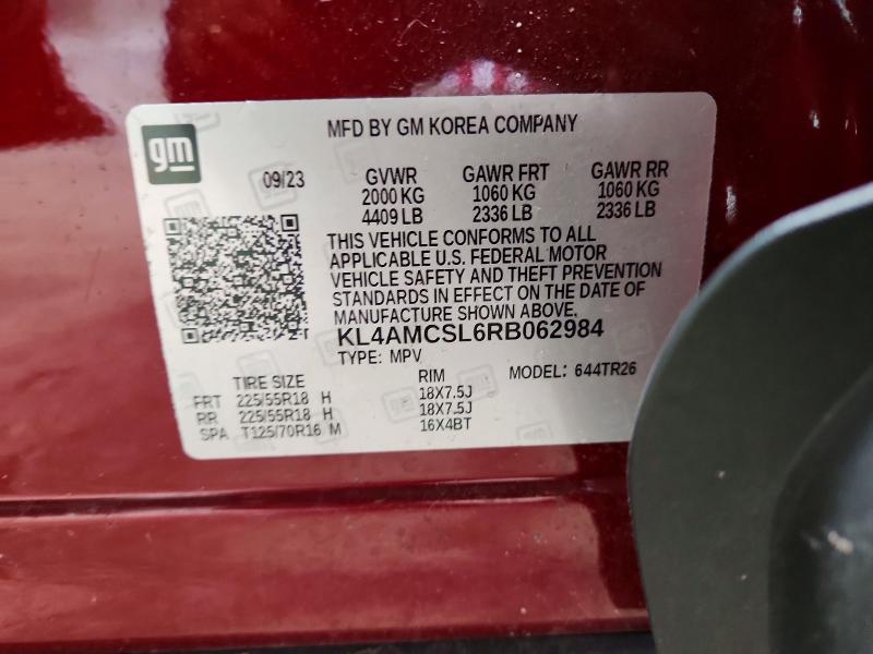Photo 14 from auction – 2024 BUICK ENCORE GX with VIN KL4AMCSL6RB062984