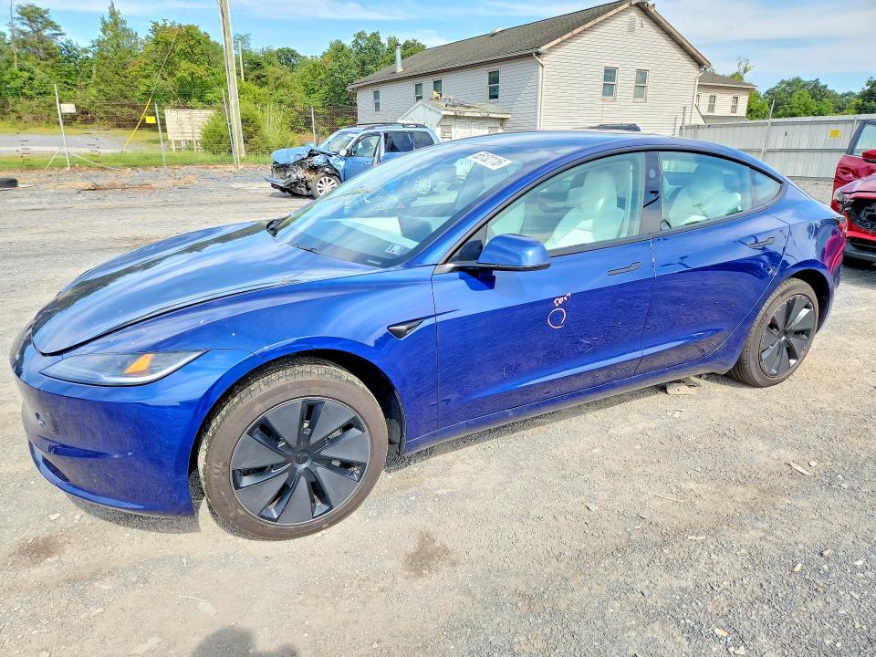 TESLA MODEL 3 2024 with VIN 5YJ3E1EA0RF828697 - Photo from auction