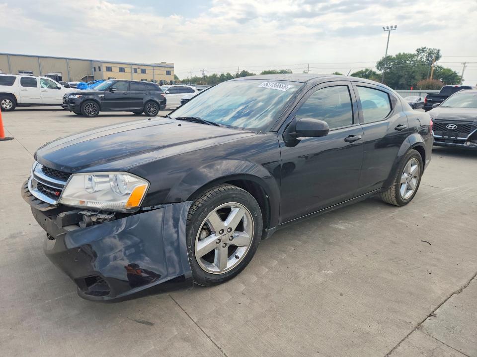 DODGE AVENGER 2013 with VIN 1C3CDZCB8DN596698 - Photo from auction