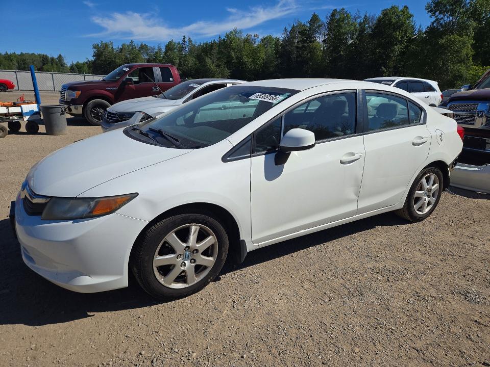 HONDA CIVIC 2012 with VIN 2HGFB2F49CH057499 - Photo from auction