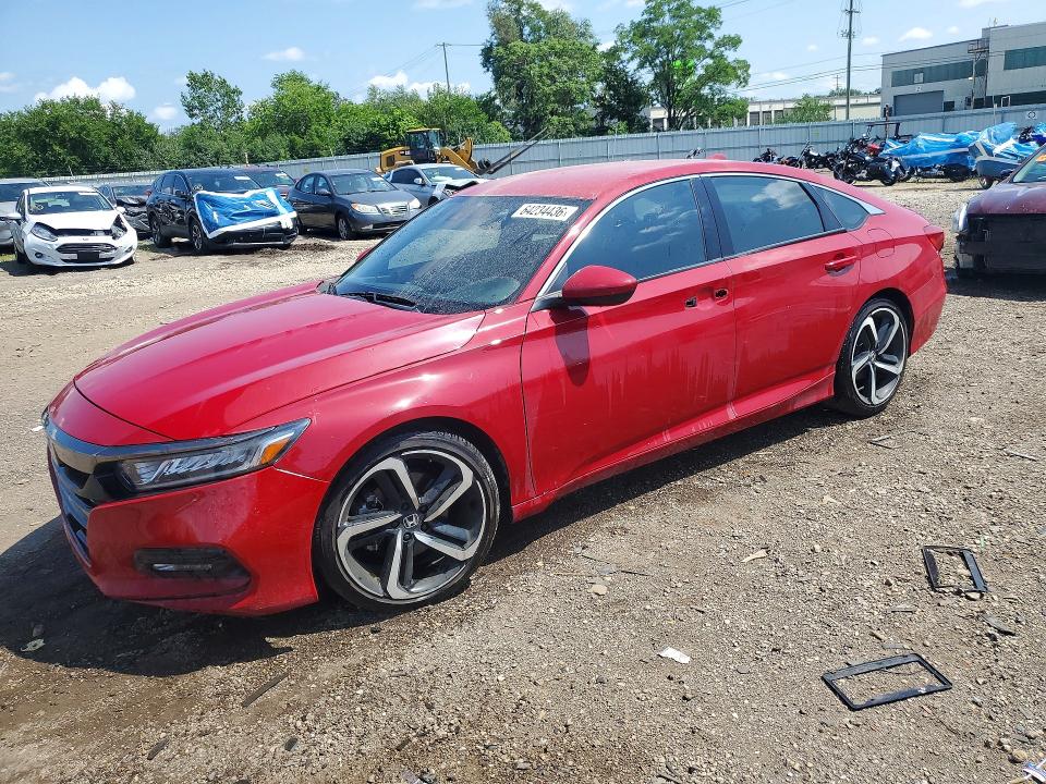 HONDA ACCORD 2018 with VIN 1HGCV1F37JA134183 - Photo from auction
