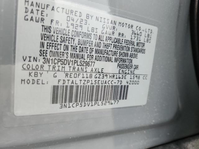 Снимка 14 от търг – 2023 NISSAN KICKS с VIN 3N1CP5DV1PL529677