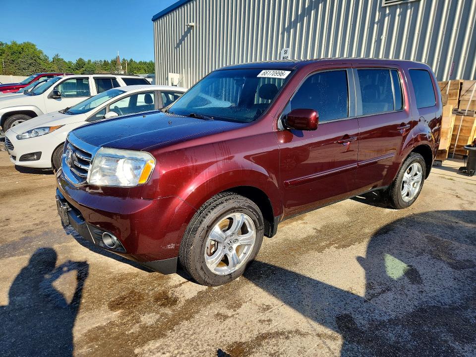 HONDA PILOT 2012 with VIN 5FNYF4H42CB064434 - Photo from auction