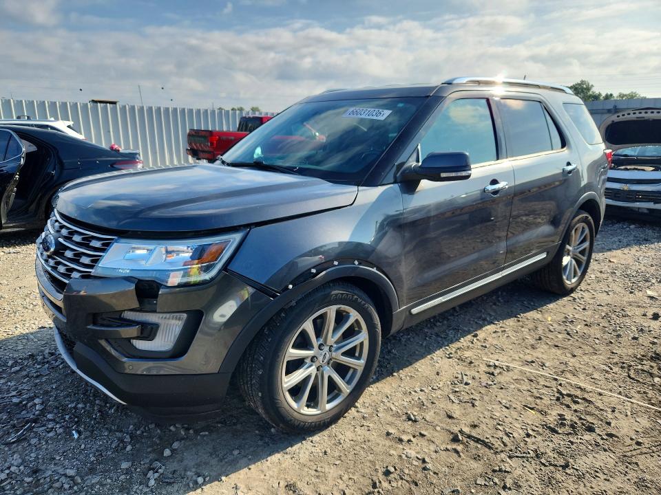 FORD EXPLORER 2017 with VIN 1FM5K8F88HGC34218 - Photo from auction