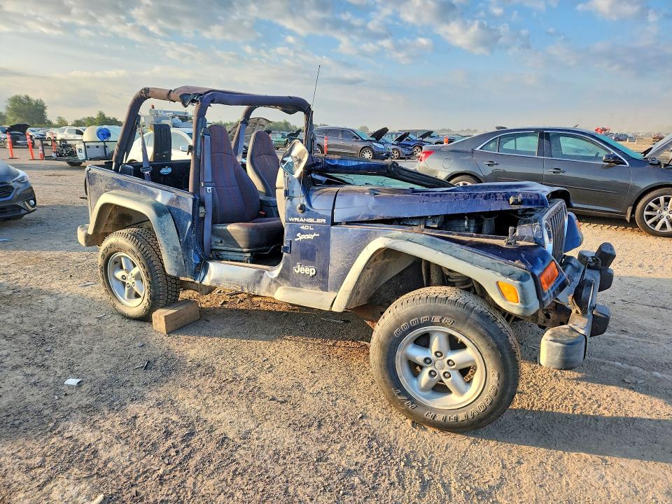 Photo 4 from auction – 2000 JEEP WRANGLER / TJ with VIN 1J4FA49S2YP758633