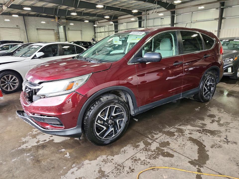HONDA CR-V 2016 with VIN 5J6RM4H49GL075888 - Photo from auction