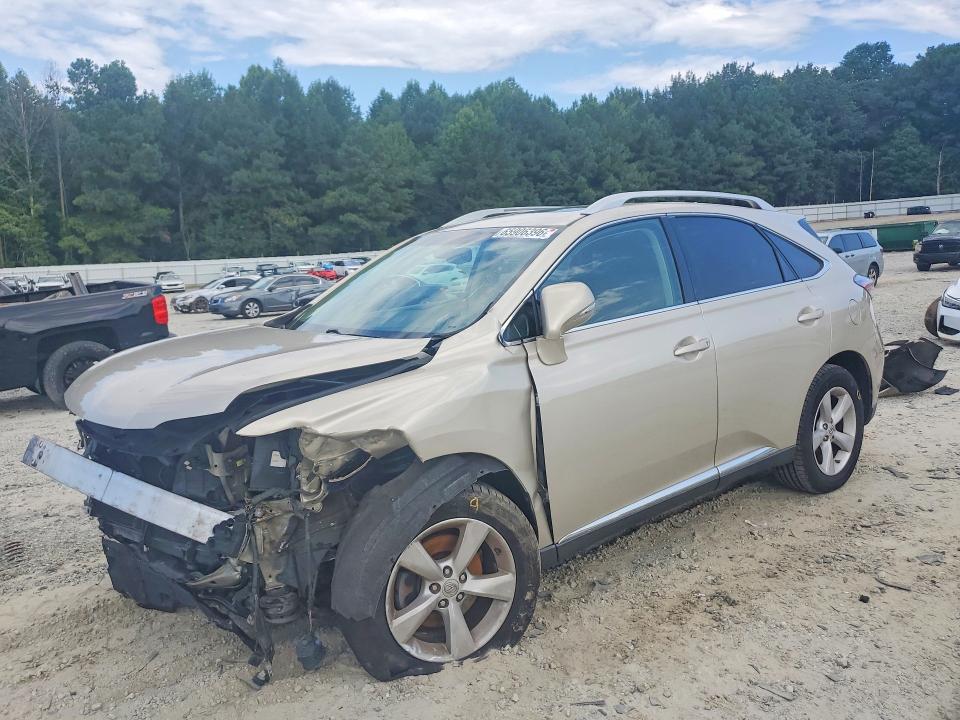 LEXUS RX 2012 with VIN 2T2BK1BA9CC138835 - Photo from auction