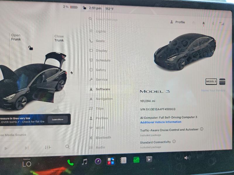 Photo 9 from auction – 2023 TESLA MODEL 3 with VIN 5YJ3E1EA4PF458903