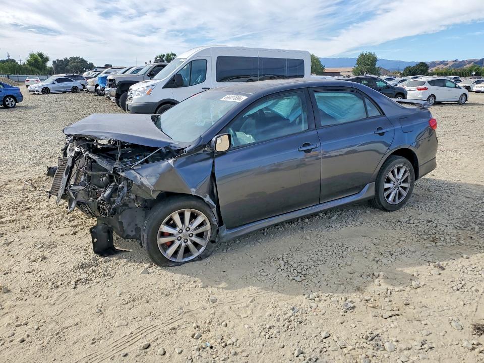 TOYOTA COROLLA 2010 with VIN 1NXBU4EE6AZ315724 - Photo from auction