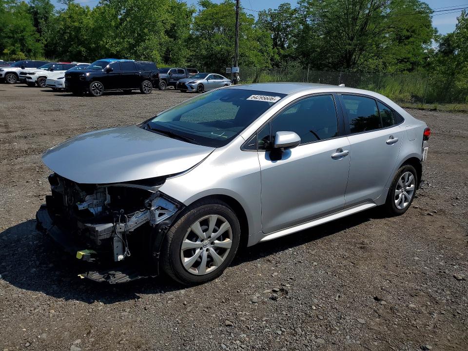 TOYOTA COROLLA 2022 with VIN JTDEPMAE1NJ222387 - Photo from auction