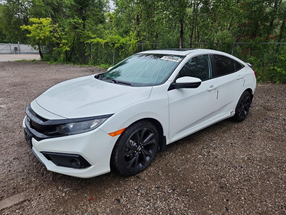 HONDA CIVIC 2021 with VIN 2HGFC2F8XMH006661 - Photo from auction