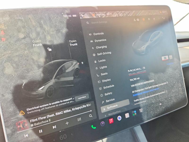 Photo 9 from auction – 2021 TESLA MODEL 3 with VIN 5YJ3E1EC1MF935929