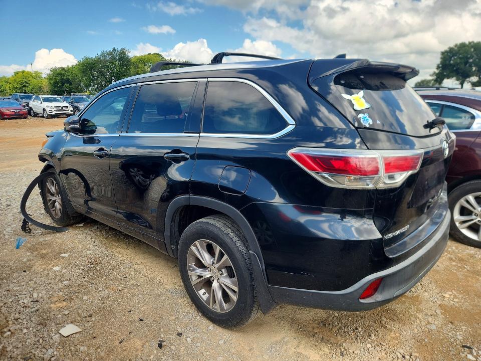 Photo 2 from auction – 2014 TOYOTA HIGHLANDER with VIN 5TDKKRFH5ES031429