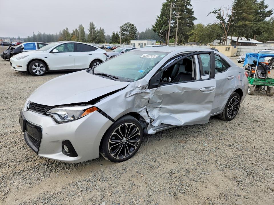 TOYOTA COROLLA 2015 with VIN 2T1BURHE5FC476860 - Photo from auction