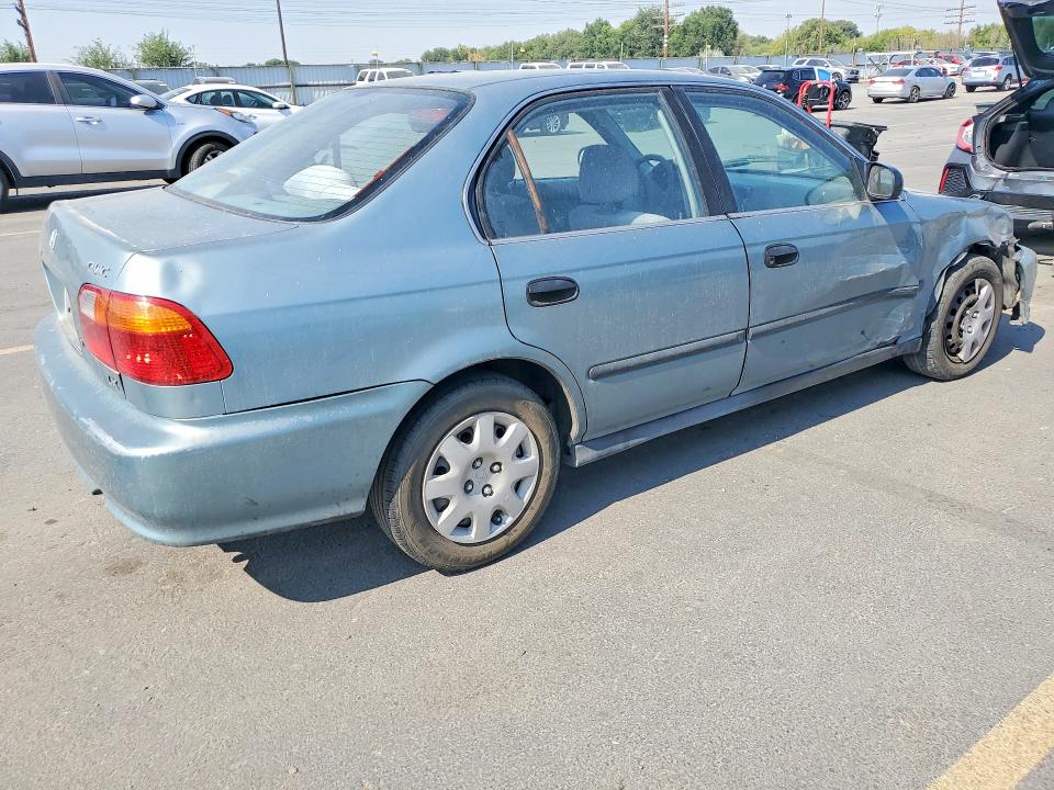 Photo 3 from auction – 2000 HONDA CIVIC with VIN 2HGEJ6679YH599886