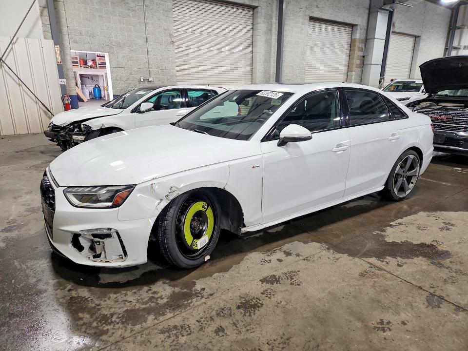 AUDI A4 2021 with VIN WAUEAAF44MN007025 - Photo from auction